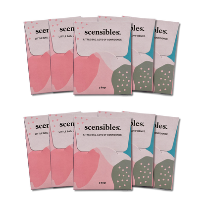 Scensibles® Personal Care Disposal Bags | 10 Travel Packs